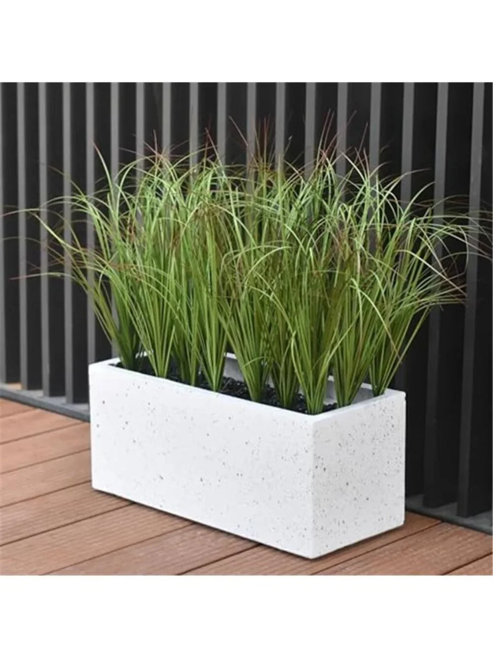 Artificial Tall Grass Greenery Stems Fake Plants Indoor Outdoor Home Decor 8PC